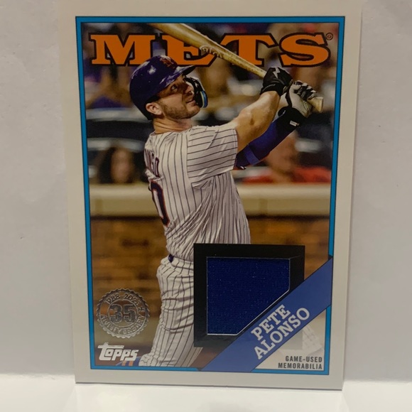 2023 Topps Series 1 Pete Alonso 1988 Swatch Jersey Relic 88R-PA (MISC9) - Picture 1 of 2